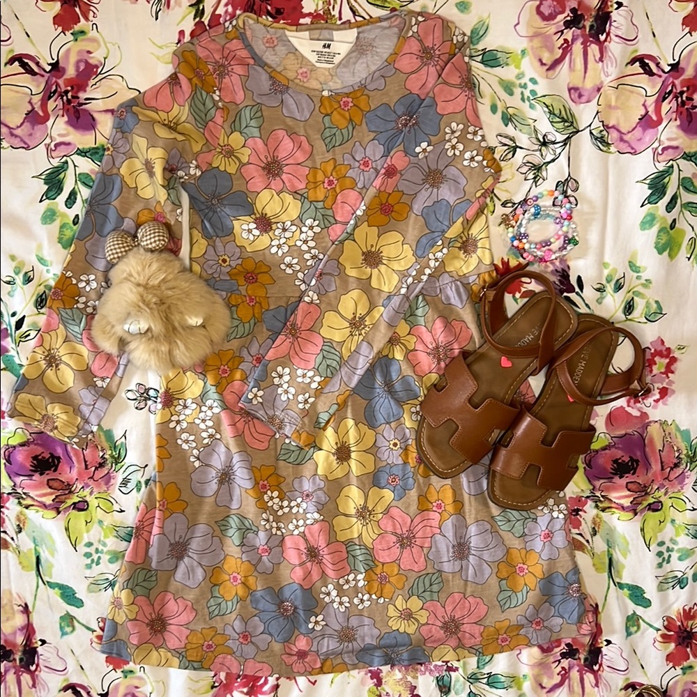 H&M Floral Kids Dress - Multicolor